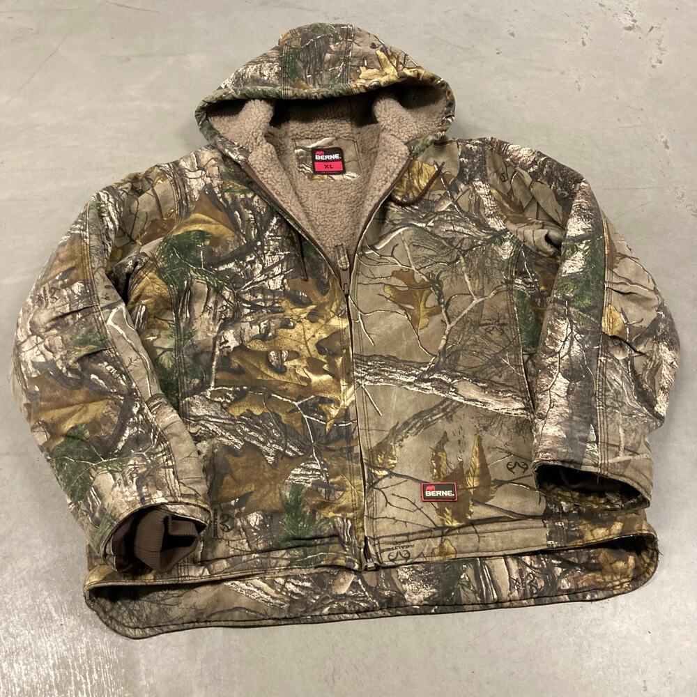 y2k Berne realtree camo canvas jacket